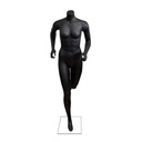 Mannequin de sport féminin jogging sans tête couleur noire