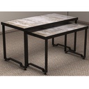 Display Table Set 2 Height Color Black