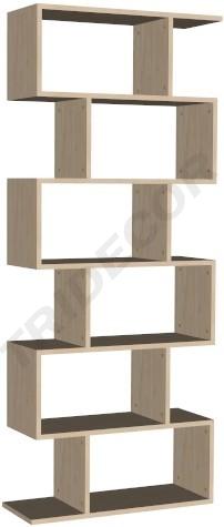 Wooden Shelf 120x40x180 cm Various Colors