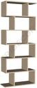 Wooden Shelf 120x40x180 cm Various Colors