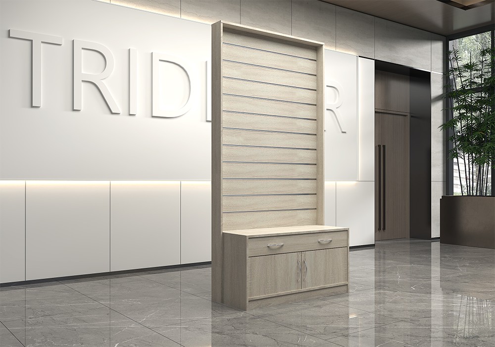 Gondolă dublă cu mobilier 120X50X240 cm Culori diverse