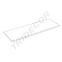 Wooden shelves 90x25 cm white 19 mm