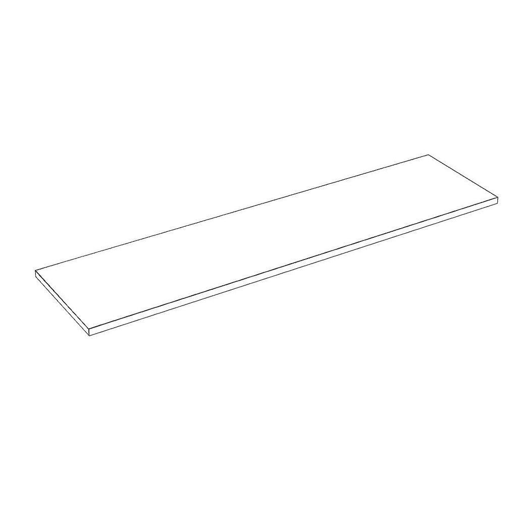 White Wooden Shelves 120X30cm 19mm