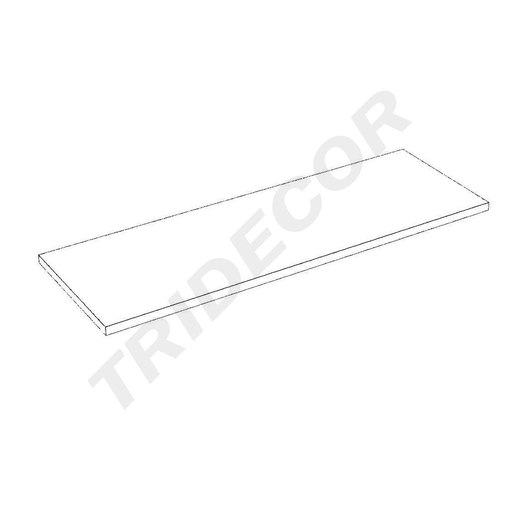 Étagère en bois blanc 90X30cm 19mm