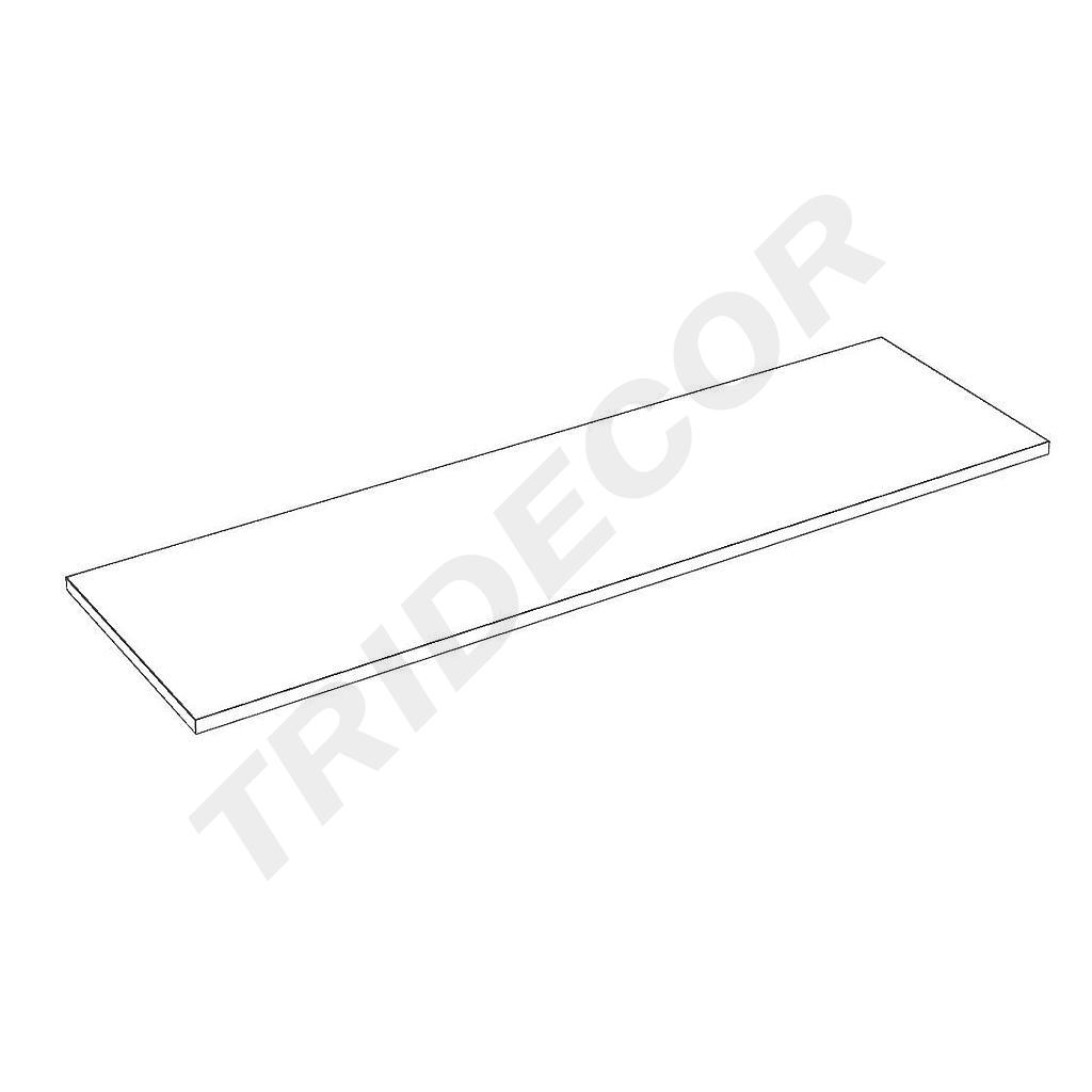 ÉTAGÈRE EN BOIS BLANC 120X35 CM 19MM
