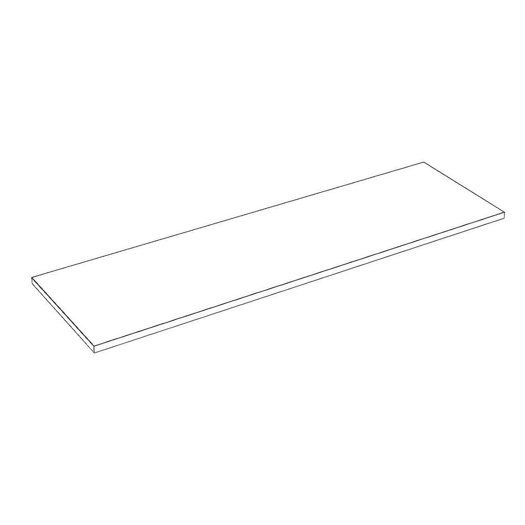 WHITE WOODEN SHELF 120X35 CM 19MM