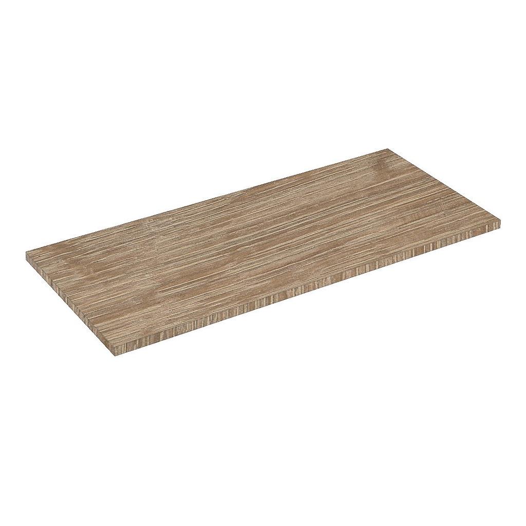 Light oak colored wooden shelf 90x40 cm thickness 19 mm