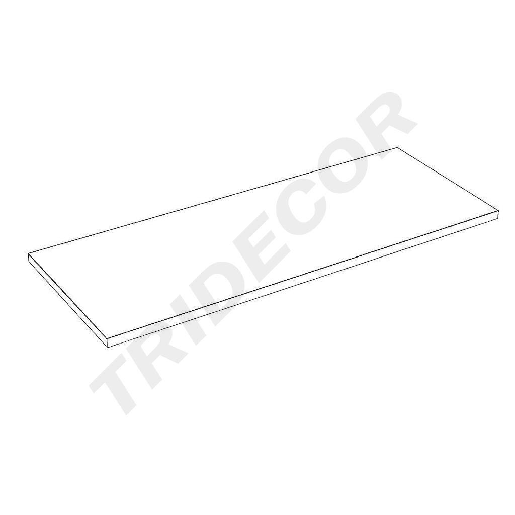 ÉTAGÈRE EN BOIS BLANC 90X35CM 19MM