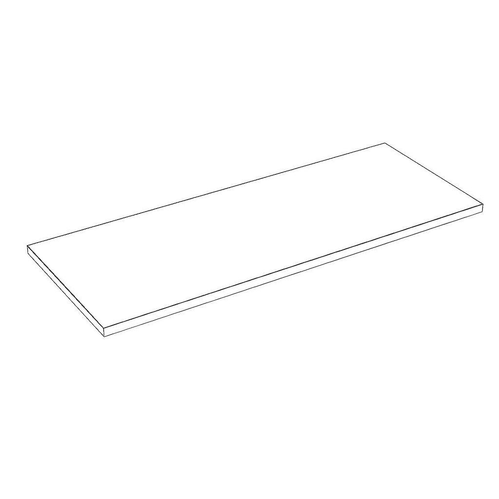 WHITE WOODEN SHELF 90X35CM 19MM