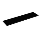 Wooden shelves 120x30cm, thickness 19mm, black color