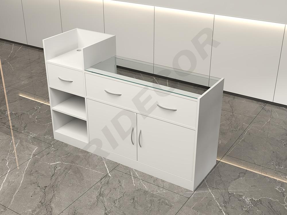 Display Case Counter 170X50X110 cm White/Black