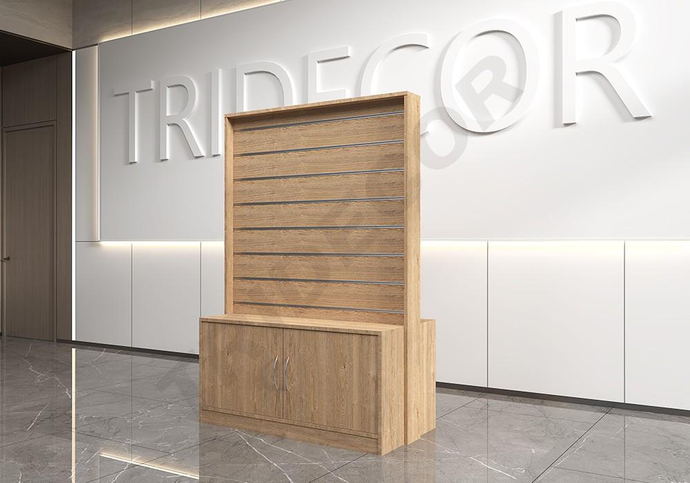 Gondola espositiva con mobili 120X60X175cm vari colori