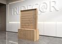 Gondola espositiva con mobili 120X60X175cm vari colori
