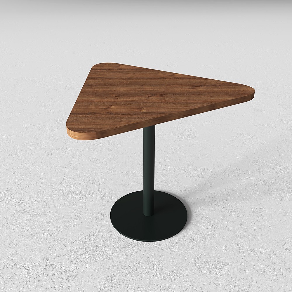 Mesa De Madera Triangular para Hostelería 60X60X75Cm Varios Colores