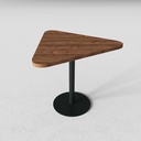 Triangular Hospitality Table 60X60X75cm Various Colors