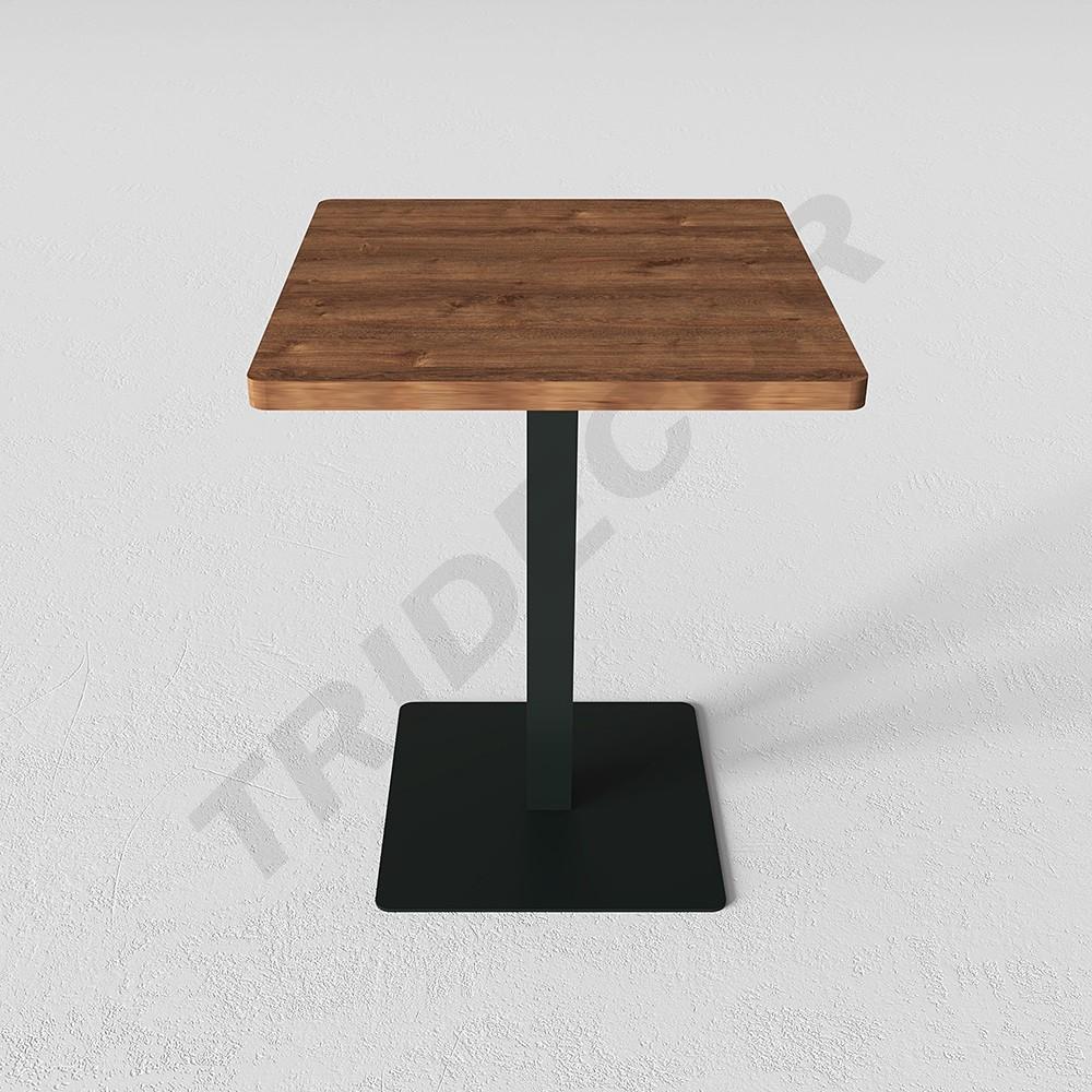 Table carrée en bois pour l'hôtellerie 60X60X76.4cm Couleurs variées