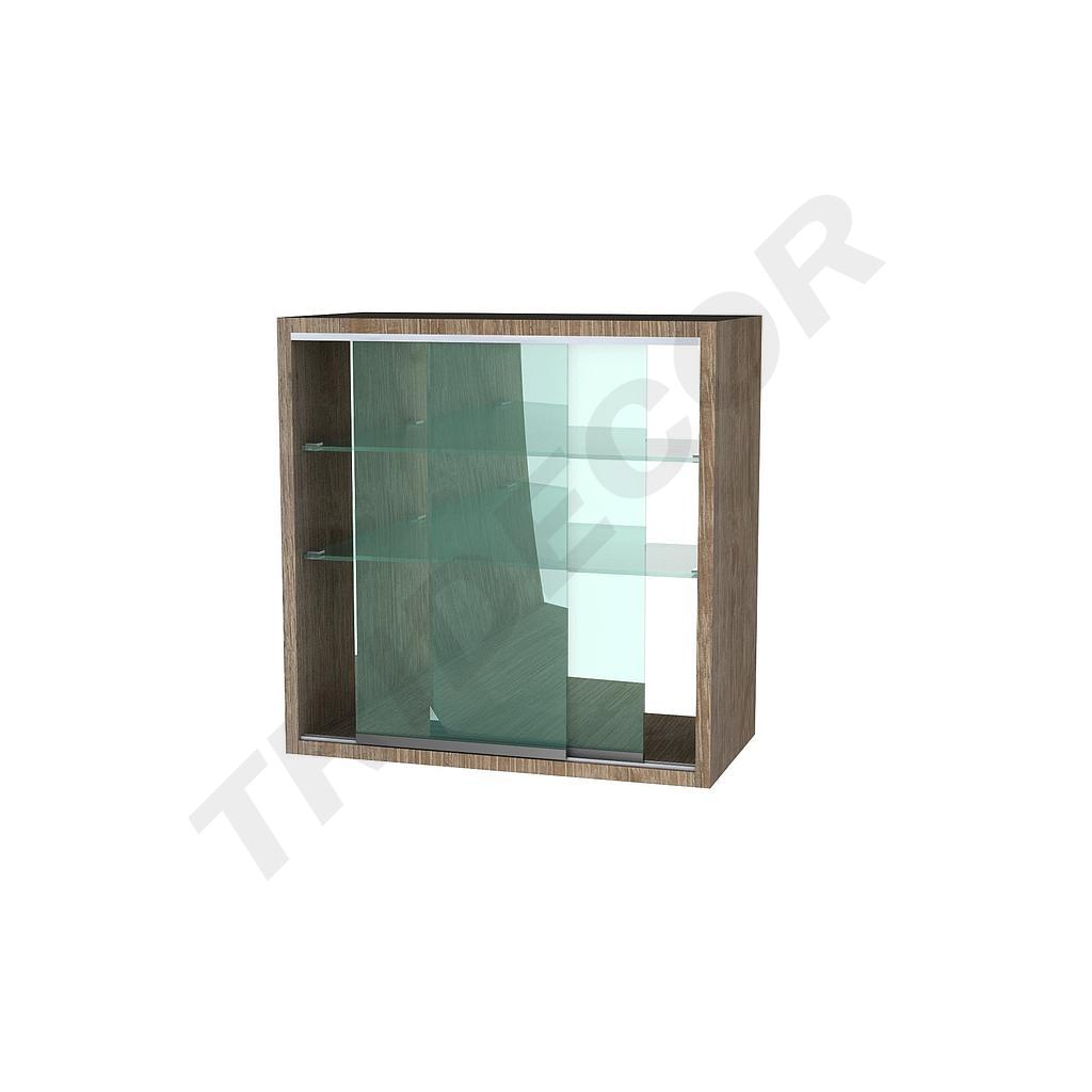 挂墙展示柜Vitrina Expositora de Pared para Tiendas Color Oak Claro