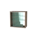 Vitrina De Pared 60X30X80 Roble Claro