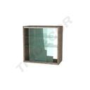 Vitrine murale 60x30x80 en chêne clair