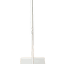 base guadrada de metal blanca 38x38 方形白色模特底座