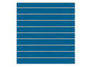 Blue slat panel 9.8 Guides 120X100cm