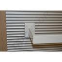 White Hanger for Aluminum Slat 60x10cm