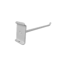 White Hook for Narrow Slotted Slat 25cm