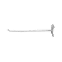 White Hook for Narrow Slotted Slat 30cm