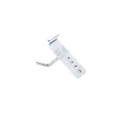 Ganchos para lama de aluminio ranurado 5 cm 4 mm