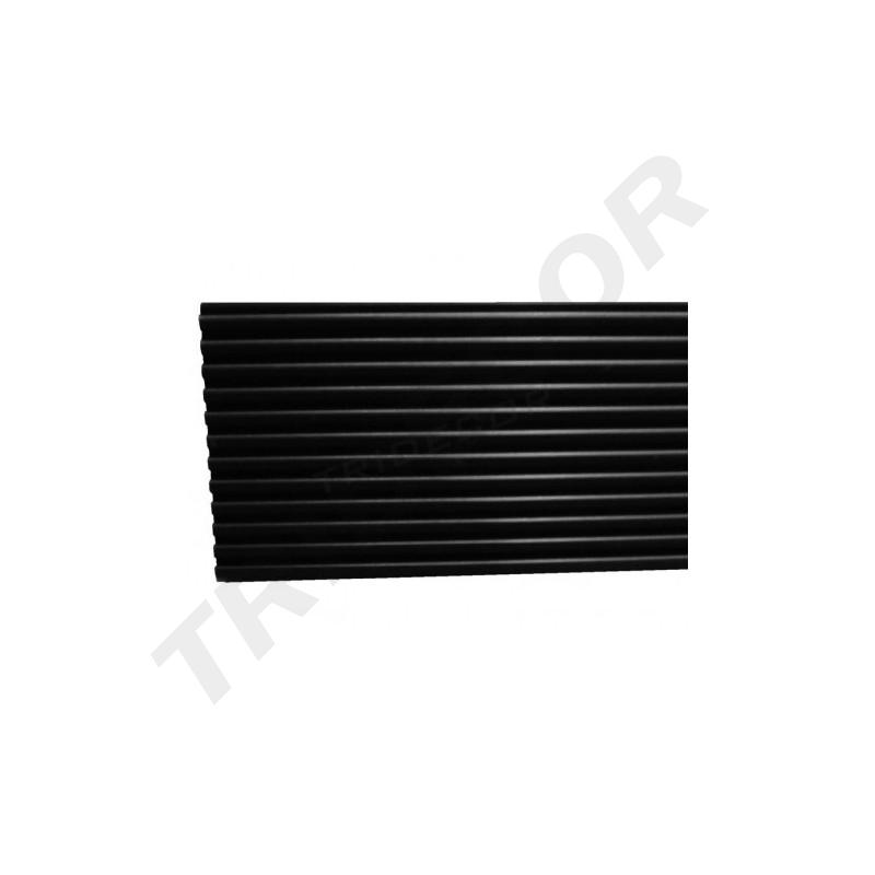 Painéis de Alumínio Pretos 16X300