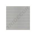 Painel de Ripas Cinza Fosco com 7,5 Guias, 120X120 cm