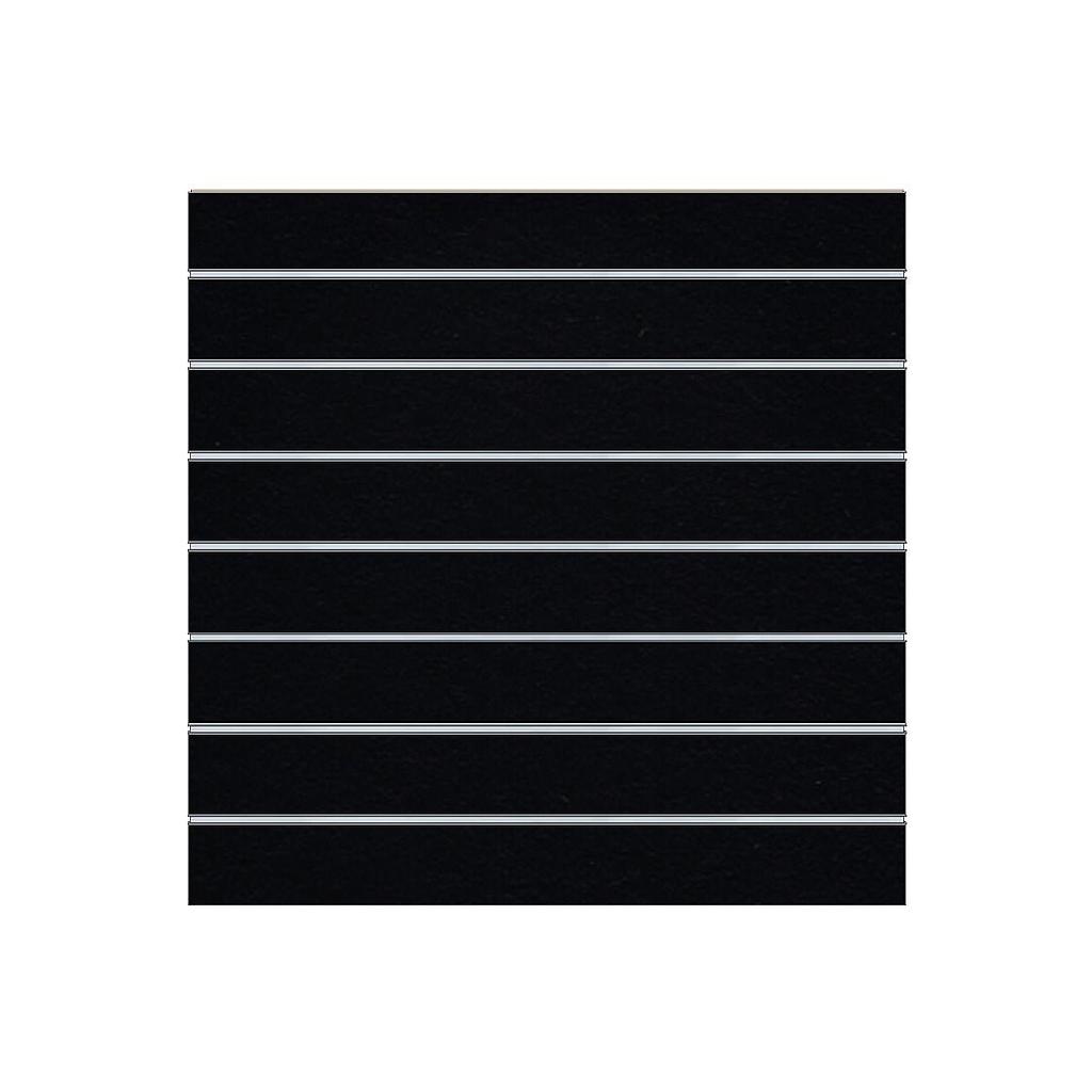 Panel de lama Negro Mate 7.5 Guías 120X120cm 黑色槽板 7.5