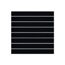 Matte Black Slat Panel with 7.5 Guides 120X120cm