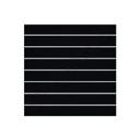 Panel de lama Negro Mate 7.5 Guías 120X120cm 黑色槽板 7.5