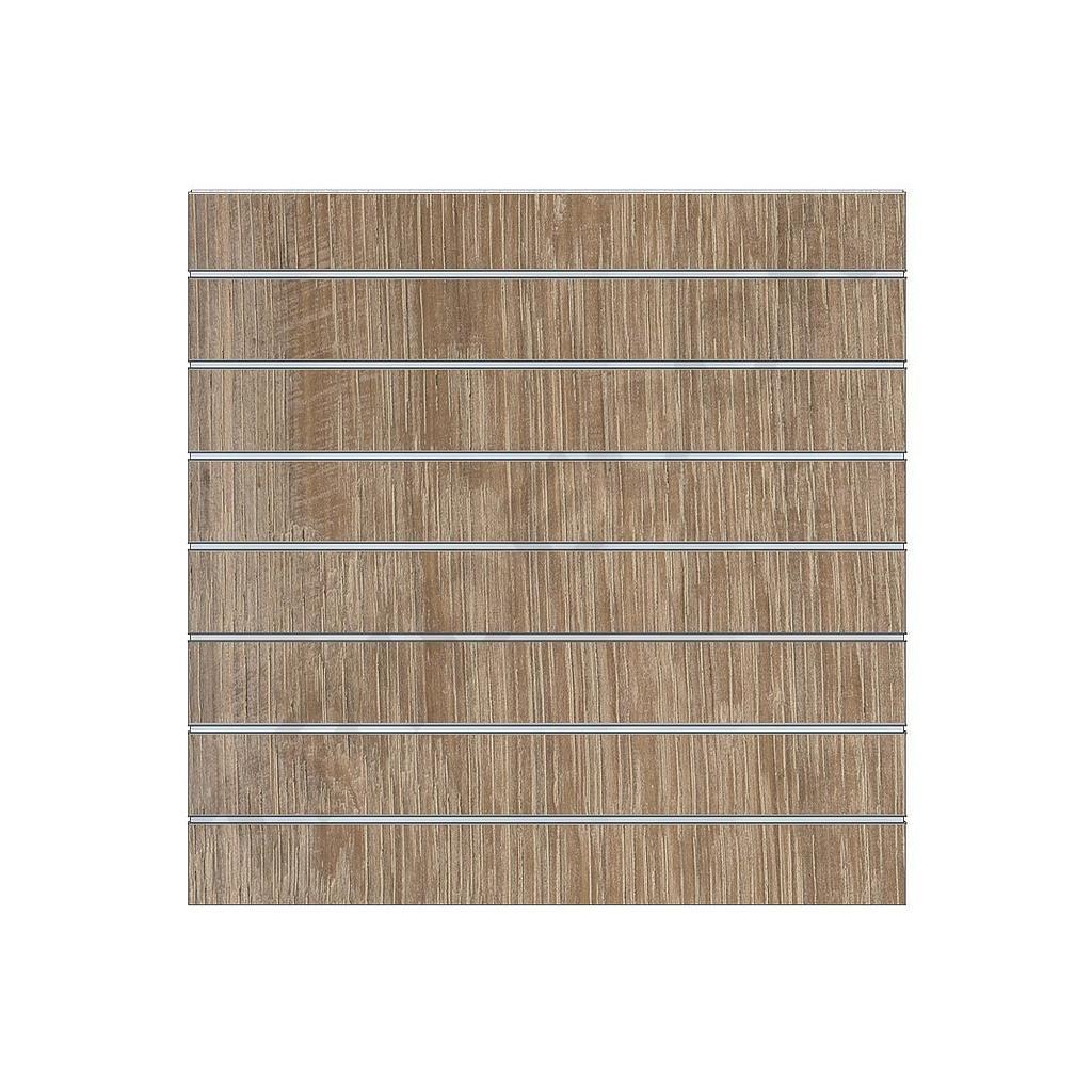 Pannello a doghe Oak Clarito 7,5 Guide 120X120cm