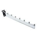 Inclined hanger with 7 balls for slatted panel, 30 cm