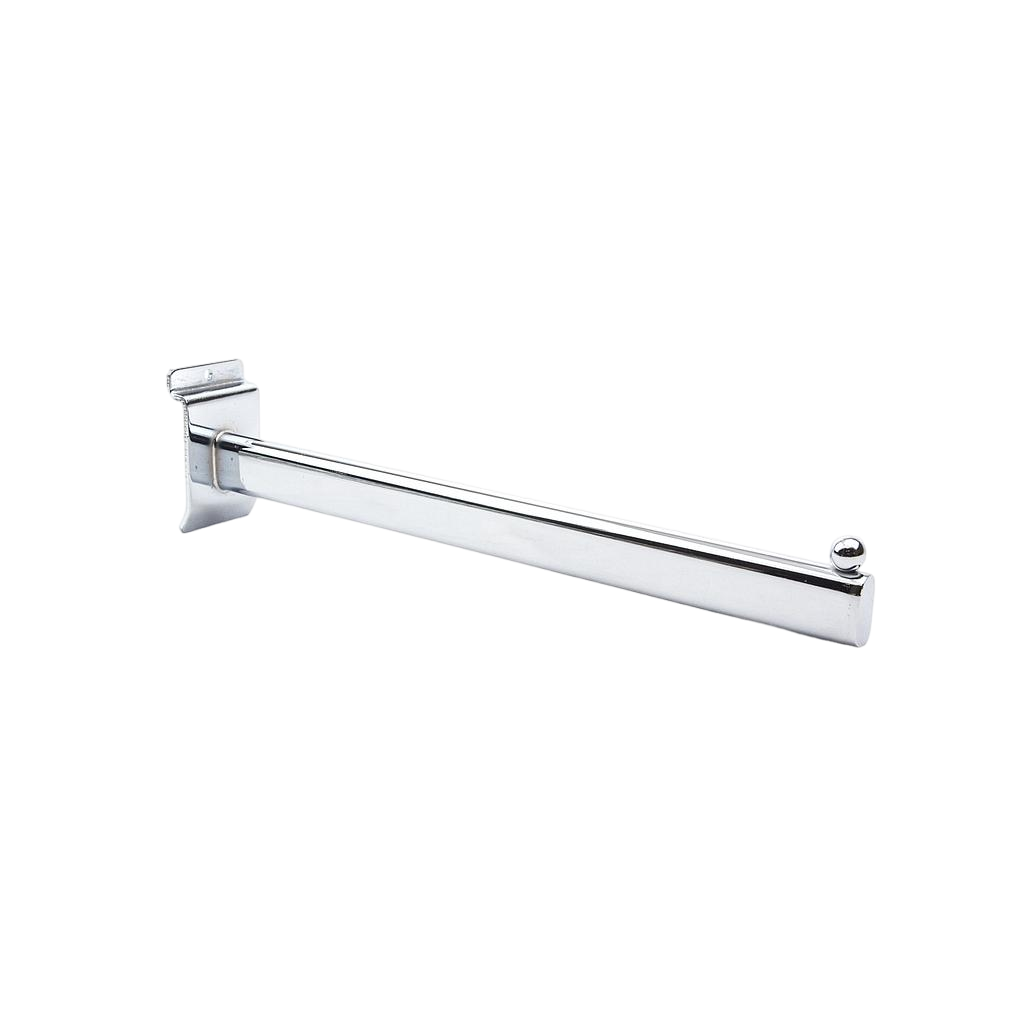 Colgador recto para panel de lamas 1 bola 40 cm