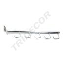 卡槽板电镀挂袋钩 Soporte de Bolsa para Pane de lama Cromado 40cm 50/caja