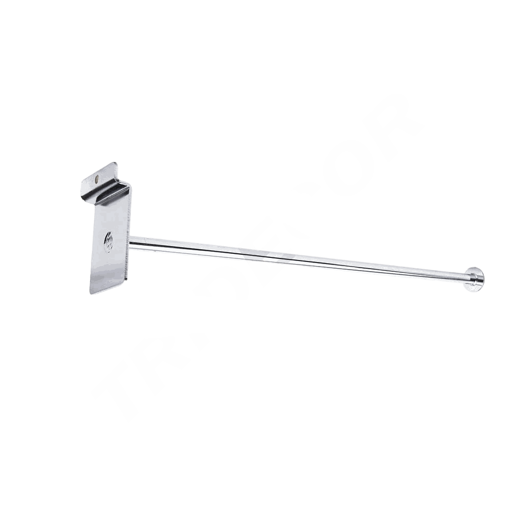 Cabide redondo com paragem para ripa 40 cm 10 mm