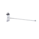 Colgador Con Tope Para Panel de Lamas 40 Cm 10 Mm