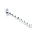 Colgador Inclinado 8 Bolas Para Panel De Lamas 35 cm