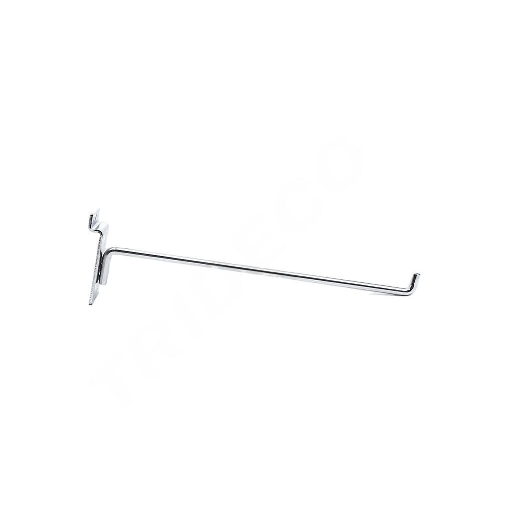 Gancho final L para painel de ripas 30 cm 8 mm