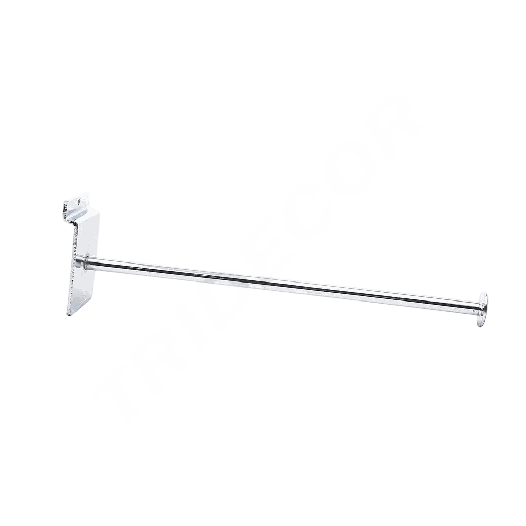 Runder Kleiderbügel mit Anschlag für Lamelle 30 cm 10 mm