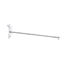 带挡圆形电镀槽板钩 percha redonda con tape para pane de lama de cromado 30cm 10mm 100/caja
