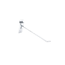 Gancio in cromo per pannello a listelli, 6 mm, 20 cm, 200/scatola