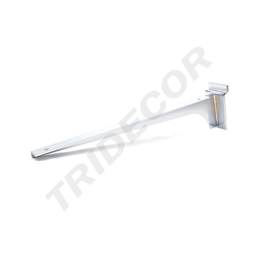 电镀上板三角左右玻璃托 35cm Soporte Simple Izda y Dcha de Estante para lama 