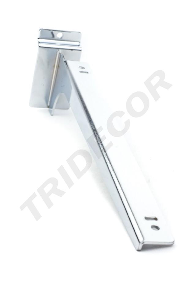 Supporto per vetro/mensola in coppia per pannello a doghe da 30cm