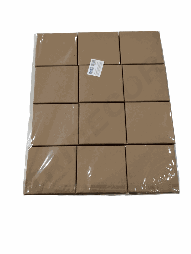 Caixa de Joias de Kraft 8.5X9X5.5cm 12 unidades/Pacote