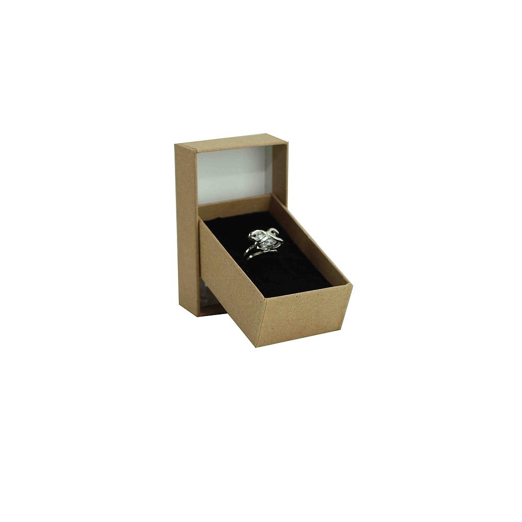 Natural color jewelry box. 8X5X3 cm. 24 units per package