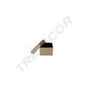 Caja De Joyería Material Rugoso Color Oro 24 Unidades 4X4X2 Cm